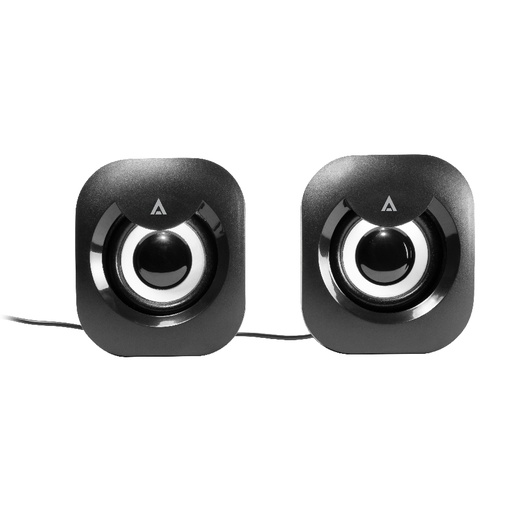 [AUD72068] Bocinas alambricas 3.5mm esence basic as215, 60hz-20khz, alimentacion usb 5vc.c., color negro