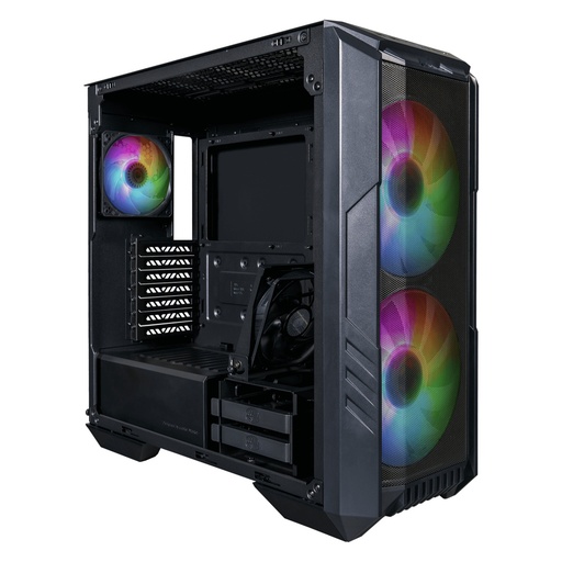 [CAB27981] Gabinete Cooler Master MasterBox HAF 500 Con Ventana ARGB Midi Tower ITX/Micro-ATX/ATX/SSI CEB/E-ATX USB 3.0 Sin Fuente