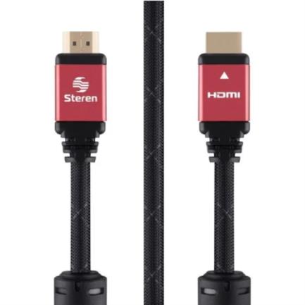 [WIR4770] Cable hdmi steren 4k tipo cordón con filtros de ferrita 3.6m