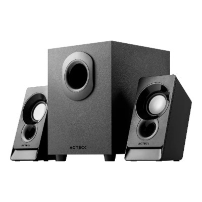 [AUD72069] Bocinas 2.1 acteck elant act as470, control de volumen, conexion 3.5 mm, 6 watts, ac-935241