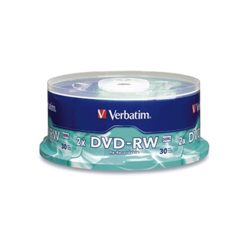 [SNR87221] Torre De Discos Virgenes Para DVD Verbatim 95179 DVD-RW 4x 30 Discos