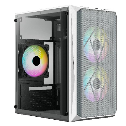 [CAB27991] Gabinete Acteck Doom GI630 Con Ventana Micro-Tower Micro-ATX/Mini-ITX USB 3.0/2.0 Fuente 500W 3 Ventiladores RGB