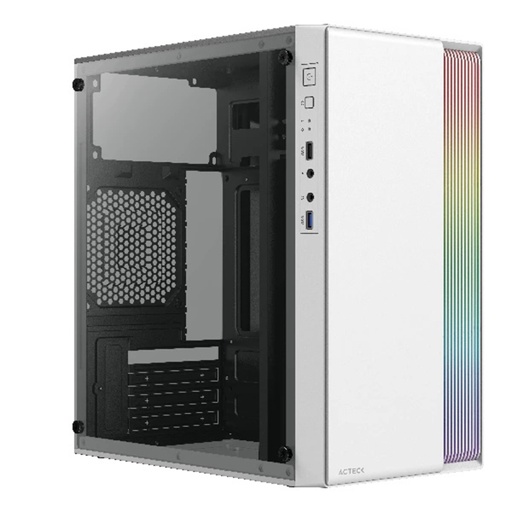 [CAB27992] Gabinete Acteck Fusion II GI440 Con Ventana Micro Tower ATX/ITX/Micro ATX/Mini-ITX USB 2.0/3.0 Con Fuente 500W Sin Ventilador