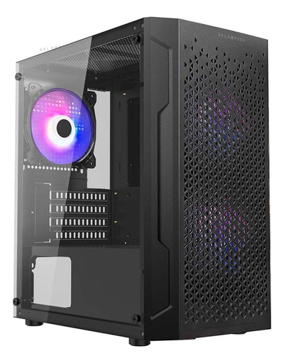 [CAB28000] Gabinete balam rush br-936118 artic gi725 microatx 1*usb 3.0 cristal temp negro