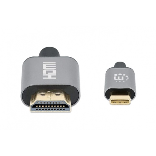 [ACC702929] Cable usb-c a hdmi m 1 metro 4k@60hz negro manhattan 153591