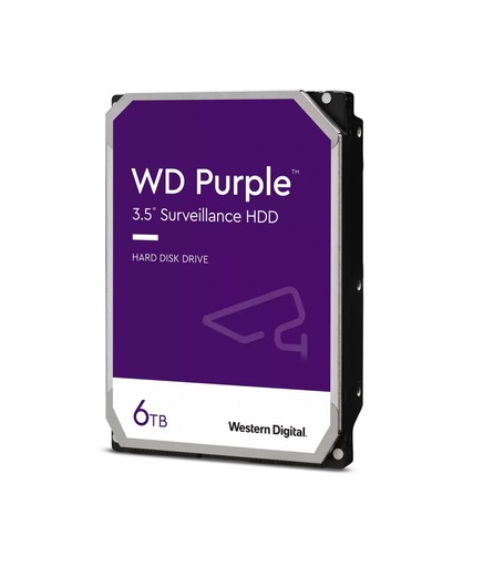 [SNR87244] Disco Duro para Videovigilancia Western Digital WD Purple Surveillance 3.5" 6TB SATA 256MB Caché