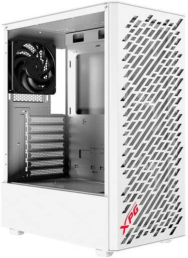 [CAB28019] Gabinete XPG Valor Air, Midi-Tower, ATX/Micro-ATX/Mini-ITX, USB 3.0, sin Fuente, 4 Ventiladores Instalados, Blanco