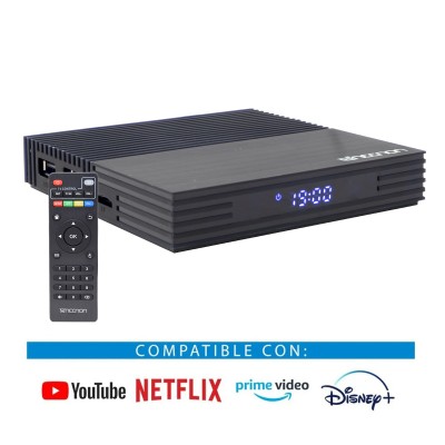 [MNS37807] Tv box necnon 3m-2 android 11 2gb ram 16gb rom 4k procesador s905w2 64 bits wifi 2.4/5g negro