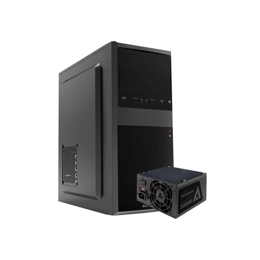 [CAB28028] Gabinete Acteck Kiruna II GM420 Midi-Tower ATX/Micro-ATX/Mini-ATX USB 2.0 Con Fuente 500W Sin Ventiladores