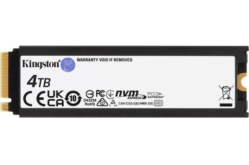 [SNR87255] Unidad SSD Kingston FURY Renegade Con Disipador de Calor NVMe 4TB PCI Express 4.0 M.2