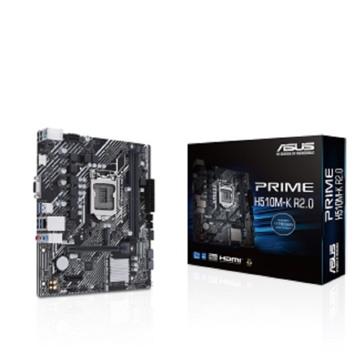 [MOB70353] Tarjeta madre asus prime h510m-k r2.0, socket 1200, hdmi, 64gb ddr4, microatx