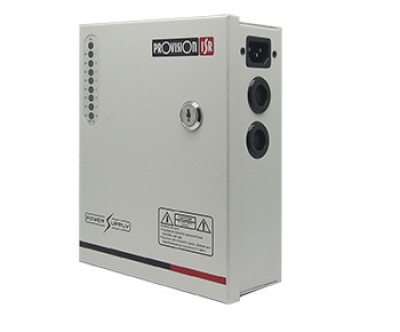 [POW53511] Fuente de poder centralizada de 8 canales de 12v - 5amps. marca provision pr-5a8ch-b