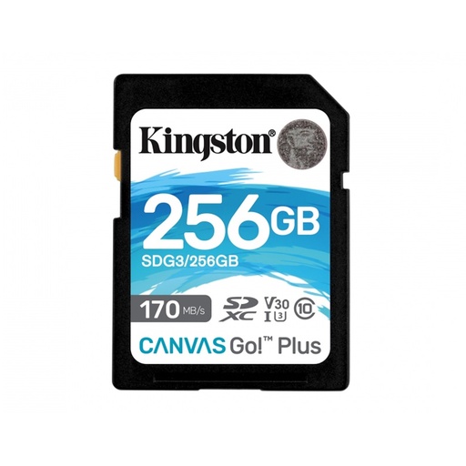 [SNR87264] Memoria Flash Kingston Canvas Go! Plus 256GB SDXC UHS-I Clase 10