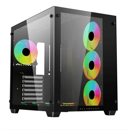 [ACC702990] Gabinete Balam Rush Tank Pro GM930 Legend Series con Ventana RGB Midi-Tower Micro-ATX/Mini-ITX USB 3.0/2.0 sin Fuente 4 Ventiladores ARGB