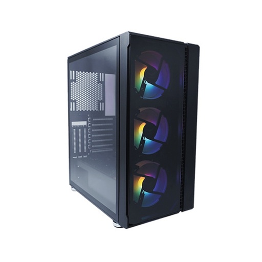 [ACC702997] Gabinete Evotec EV-1021 Con Ventana Midi-Tower ATX/Micro-ATX/Mini-ATX USB 3.0 Sin Fuente 3 Ventiladores