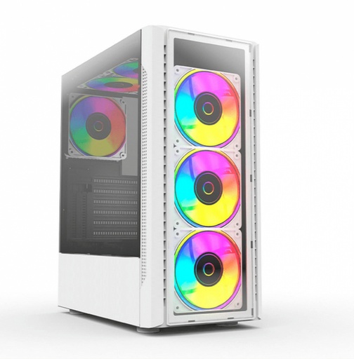 [CAB28036] Gabinete Balam Rush DragonFly II Crystal GM745 Con Ventana ATX/Midi-Tower Micro-ATX/Mini-ITX USB 3.0/2.0 Sin Fuente Con 4 Ventil