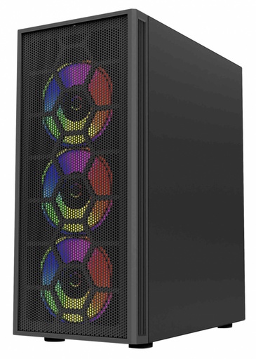 [CAB28037] Gabinete Balam Rush DragonFly II Mesh GM740 Con Ventana Mini-Tower ATX/Micro ATX/Mini-ATX USB 3.0 Sin Fuente 4 Ventiladores