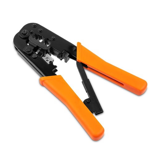 [WIR4794] QIAN Pinza Ponchadora/Crimpeadora/Universal/UTP de Red/ 3 en 1: pelado, corte y crimpeado (QYZ-042CT)