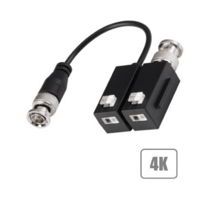 [SEC96424] Par de transceptores pasivos dahua 4k resolución hasta 8mp distancia hasta 200m en 4k soporta 720p/1080p/4mp/5mp/4k