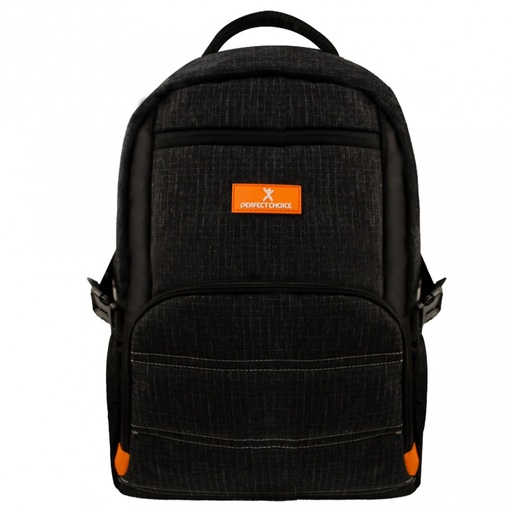 [ACC703105] Mochila de Poliéster Glitch Perfect Choice para Laptop 15.6" Negro