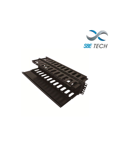 [NET29784] SBETECH SBE-OH2URD - Organizador de cable horizontal para rack