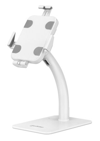 [ACC703123] Manhattan Soporte de Escritorio para Tablet 406352 9.7" - 11", Antirrobo, Blanco