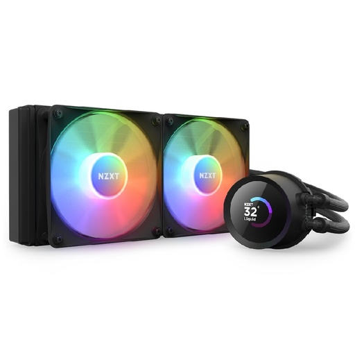 [COO100214] Enfriamiento liquido nzxt kraken 240 rgb, lga 1150, 1151, 1155, 1156, 1200, 1700, am4, am5, tr4, strx4