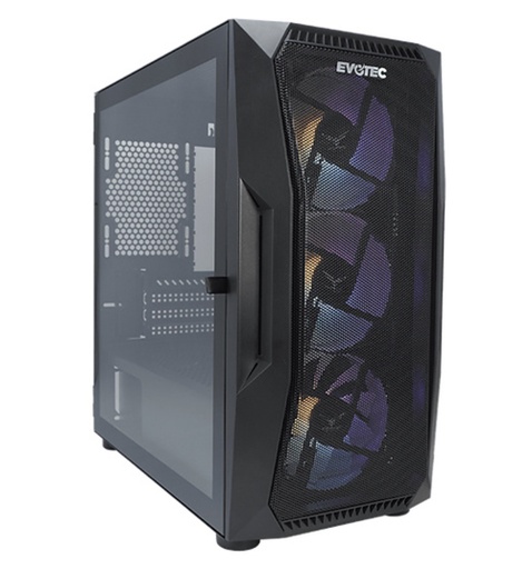 [CAB28103] Gabinete Evotec Seoul Con Ventana Midi-Tower Micro-ATX/Mini-ATX USB 3.0/2.0 3 Ventiladores Instalados
