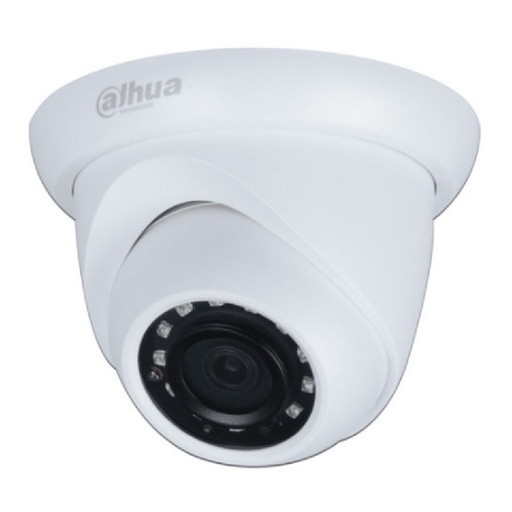 [SEC96501] Cámara IP Dahua Domo 4MP Lente de 2.8mm/93° de Apertura/H.265+/WDR Real de 120 dB/IR de 30m/IP67/PoE
