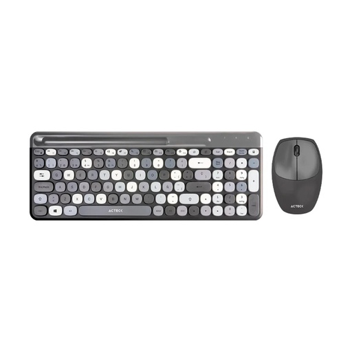 [KNM181864] Kit de Teclado y Mouse Acteck Creator Chic Colors MK470 Inalámbrico USB Español
