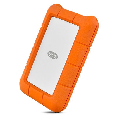 [SNR801] Disco Duro Externo LaCie Rugged USB-C 2.5'' 1TB USB C 3.0 para Mac A Prueba de Agua, Polvo y Golpes