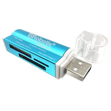 [SNR2358] Lector De Memoria BRobotix 180420A MS Duo/MicroSD/SD - USB 2.0