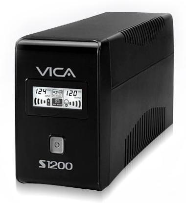 [POW700] No Break Vica Smart S1200 600W 1200VA Entrada 81-145 Salida 120V