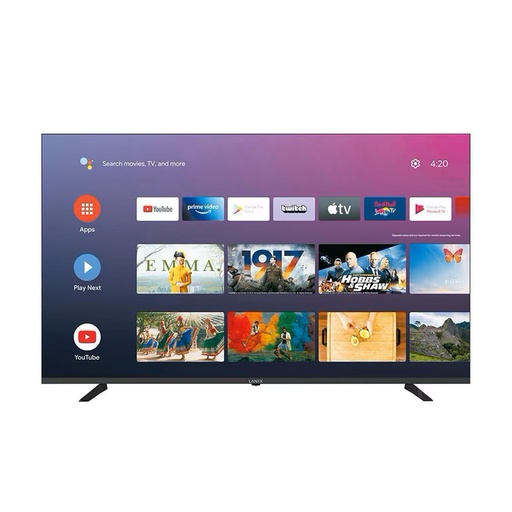 [ELE34961] Televisor Lanix LED 58" Smart TV UHD 4K Resolución 3840x2160 Compatible Hey Google/Chromecast