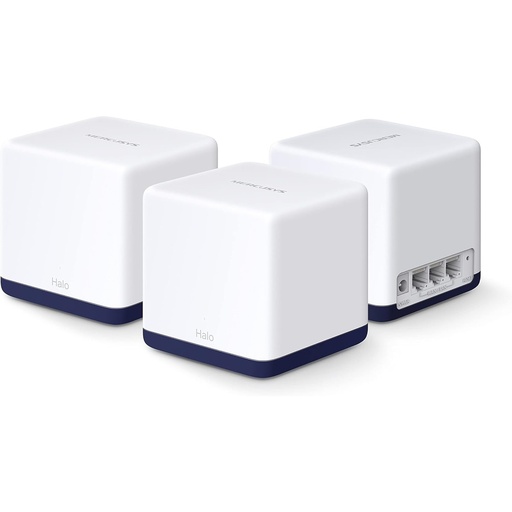 [ACC703184] Router Mercusys con Sistema de Red Wi-Fi en Malla Halo H50G 1300Mbit/s 2.4 - 5GHz Antena Interna 3 Piezas