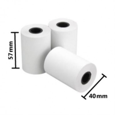 [POS732] Paquete De 10 Rollos De Papel Térmico Nextep NE-528 57 x 40mm