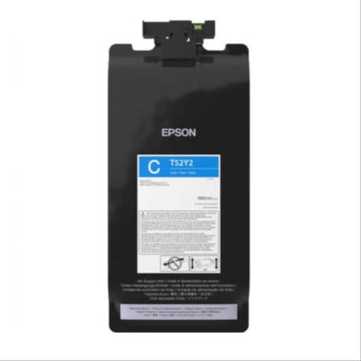 [PRI6686] Bolsa De Tinta Epson UltraChrome T52Y220 Cian 1600ml Para SureColor T7770DL