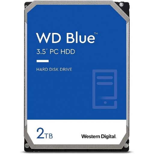 [SNR87363] Disco Duro Interno Western Digital WD Blue 3.5" 2TB SATA III 6 Gbit/s 5400RPM 256MB Caché