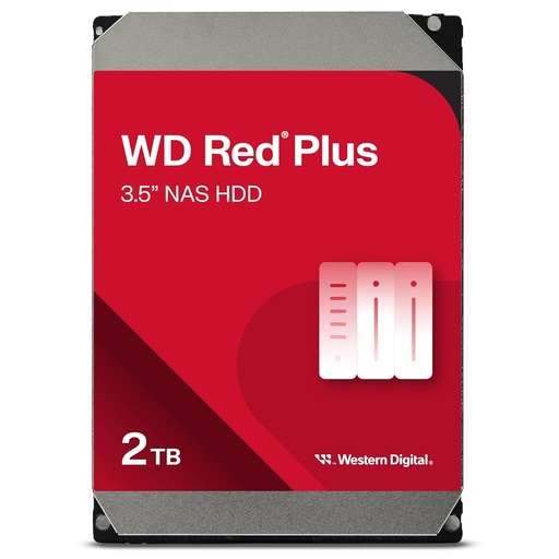 [SNR87364] Disco Duro Para NAS Western Digital WD Red 3.5'' de 1 a 8 Bahías 2TB SATA III 6 Gbit/s 5400RPM 64MB Cache 