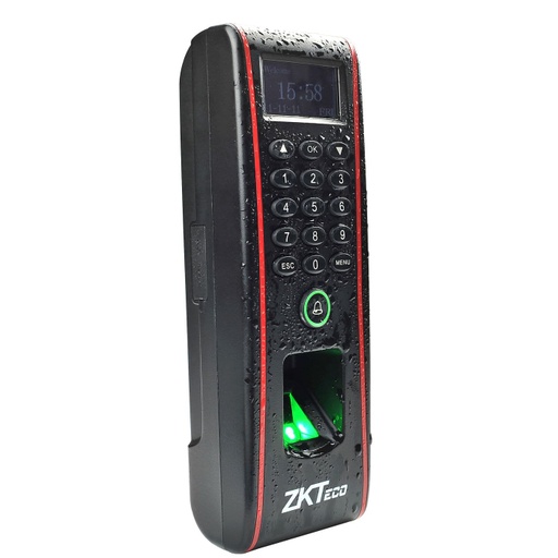 [ACC1491] Terminal biométrica exterior / 3,000 huellas / 10,000 tarjetas / tcp/ip / wiegand 26bit / 30,000 eventos
