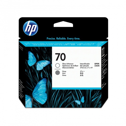 [PRI310] Cabezal De Impresión HP 70 Gris Y Resaltador Brillo