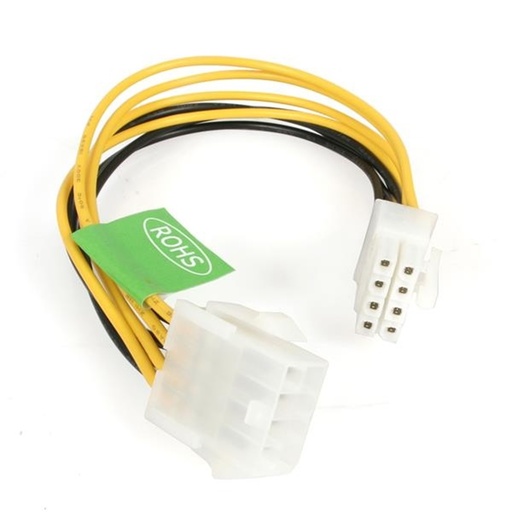 [ACC903] Cable De Poder ATX StarTech EPS8EXT ATX Macho - Hembra 8-pin 20cm