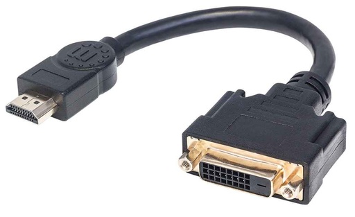 [WIR381] Cable HDMI Manhattan 354592 HDMI Macho - DVI-D Hembra 20cm