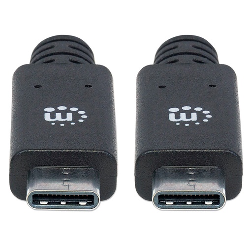 [SNR452] Cable usb tipo c 3.1 super velocidad m-m 1m manhattan 355223
