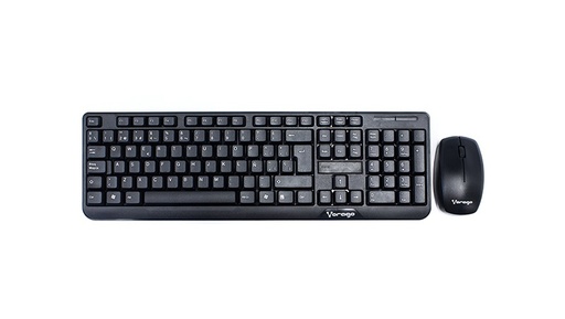 [KNM21] Kit De Teclado Y Mouse Vorago KM-302 Inalámbrico USB Español