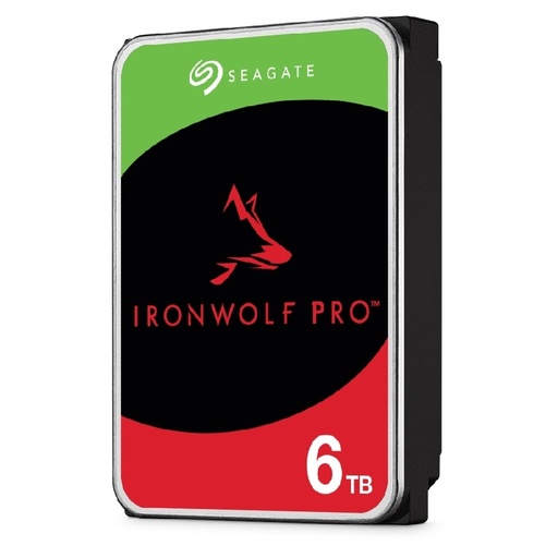 [SNR87396] Disco Duro para NAS Seagate IronWolf Pro 3.5" de 1 a Bahías Ilimitadas 6TB SATA III 6Gbit/s 7200RPM 256MB Caché