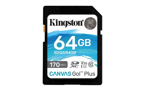 [SNR3225] Memoria Flash Kingston Canvas Go! Plus 64GB SDXC UHS-I Clase 10