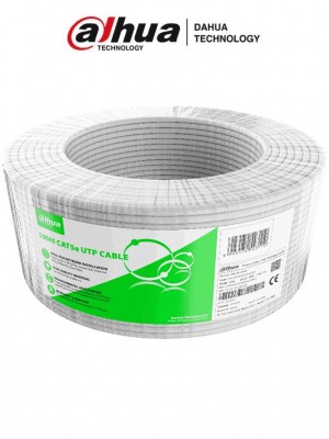 [NET29861] Dahua pfm922i-5eun-c-100 - bobina de 100 metros de cable utp cat 5e/ cca/color blanco/ uso interior/ cubierta de fr-pvc rohs com