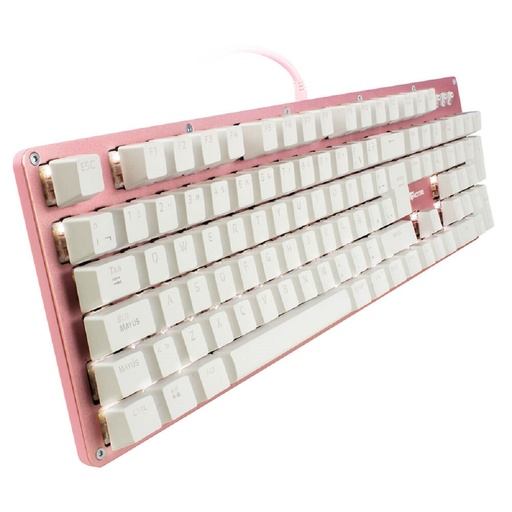 [KNM287] Teclado Mecánico Game Factor KBG400-PK-BL Switch Blue Español