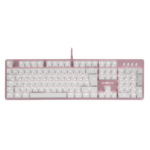 [KNM273] Teclado Gamer Game Factor KBG400-PK Teclado Mecánico Switch KRED Red Alámbrico Español